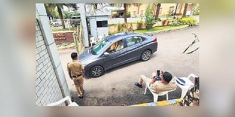 Police release cars of the sect members that were parked at the convention centre in Kalamassery | A Sanesh