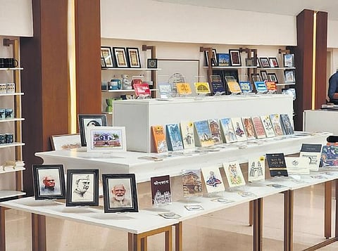 The souvenir shop at the Pradhanmantri Sangrahalaya in Delhi.