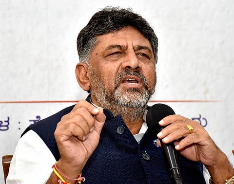 Karnataka Deputy Chief Minister DK Shivakumar. (Photo | Express)