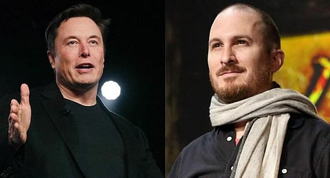 Entrepreneur and personality Elon Musk; Director Darren Aronofsky.