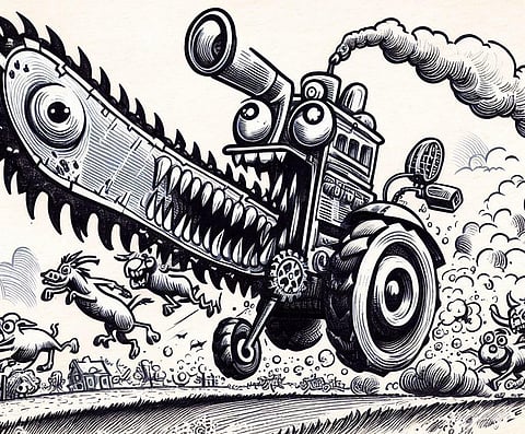 Police officer mowed down by tractor carrying illegally mined sand in Bihar