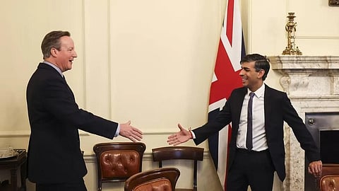 David Cameron and Rishi Sunak (10 Downing Street)