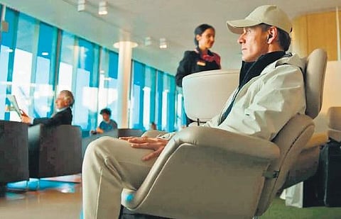 A still from 'The Killer' directed by David Fincher, starring Michael Fassbender.