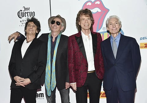 The Rolling Stones, from left, Ronnie Wood, Keith Richards, Mick Jagger, and Charlie Watts. (File Photo | AP)