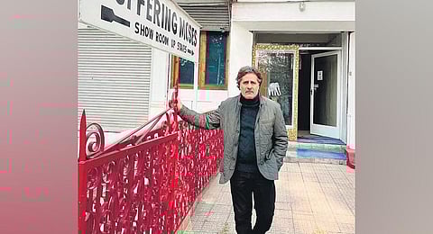 Muzaffar Sadiq Wani, the eighth-generation descendant of the original founder of the shop 'Suffering Moses'.