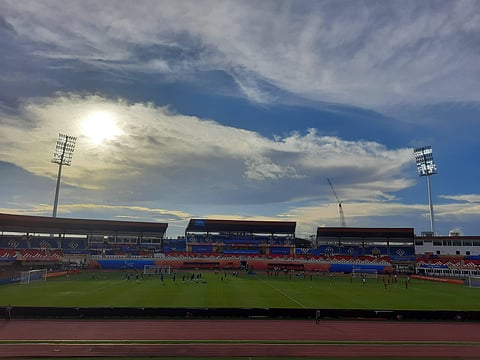 Kalinga Stadium in Bhubaneswar, Odisha. (Photo | Radha Lath Gupta)