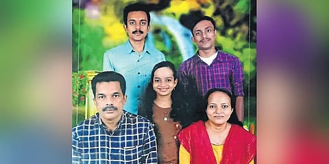 Pradeepan and family