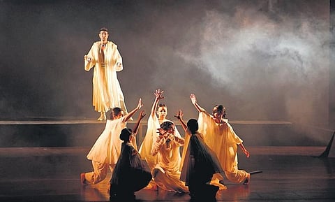A scene from the dance drama