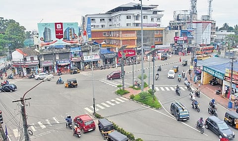 Peroorkada junction in Thiruvananthapuram. (Photo | B P Deepu, EPS)