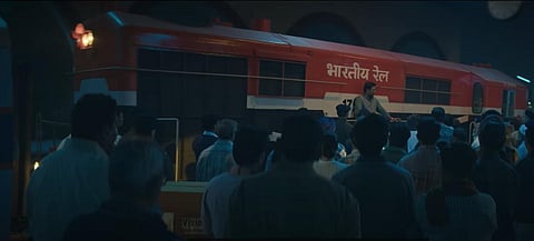A scene from the trailer of the movie 'The Railway Men' (Photo | YouTube screengrab)