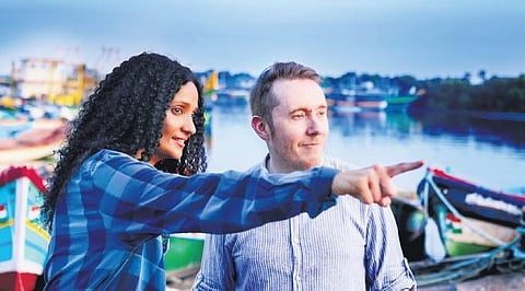 A still from The Ghost of the Lighthouse