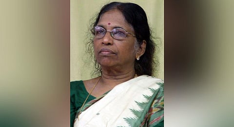 Malayalam Novelist P Valsala - (File | Express Photo)