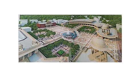 Banke Bihari Temple Corridor