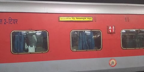 Thiruvananthapuram-Chennai Central Mail. Image used fro representational purpose (Photo | Website)