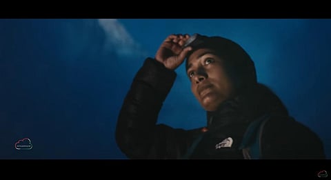 Ganga - Daughter of the Himalayas is based on climber Devyani Semwal and her ascent up Mt. Shivling (Photo | Still from the movie)