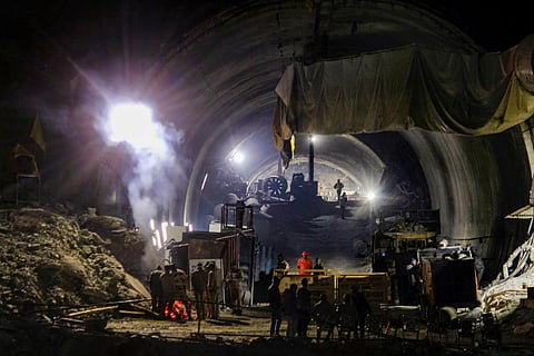 Trapped workers spend one more night in Uttarakhand tunnel as technical faults hamper rescue bid