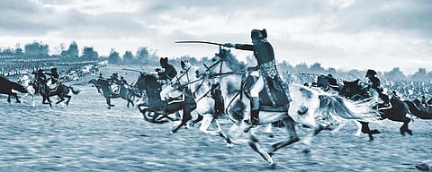 A scene from the film 'Napoleon'