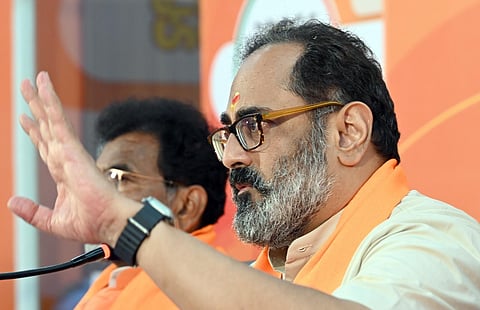 Union Minister Rajeev Chandrasekhar. (Nagaraja Gadekal, EPS)