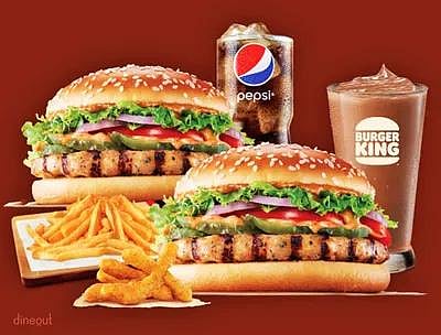 Burger King and Domino's'have been seeing continous weak trends in sales for the past one year. (Photo| Swiggy)