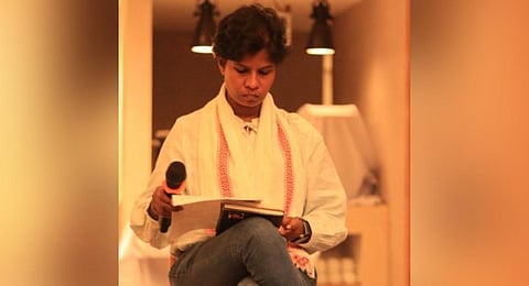 Renowned Adivasi poet and independent journalist Jacinta Kerketta (Twitter)