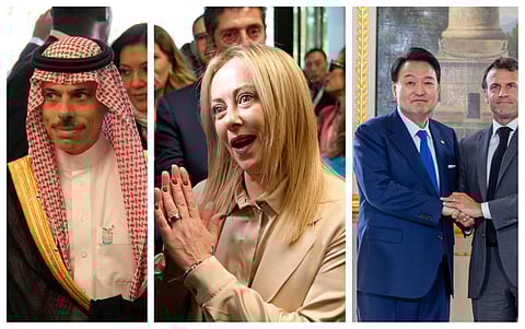 Rome in Italy, the Saudi capital Riyadh and South Korea's Busan contending to welcome the 2030 world Expo event held every five years. (Photo | AP)