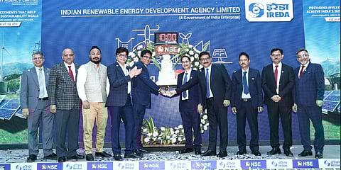 Indian Renewable Energy Development Agency Limited (IREDA)  debuted on NSE today 