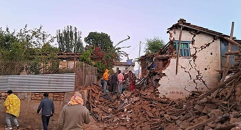 Earthquake-affected area in northwestern Nepal, Saturday. (Photo | AP)