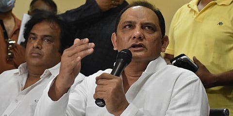 Former Hyderabad Cricket Association president Mohammed Azharuddin. (Photo | S Senbagapandiyan, EPS)
