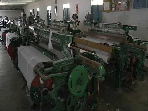 Power looms fall silent in Tiruppur and Coimbatore. (Photo | EPS)