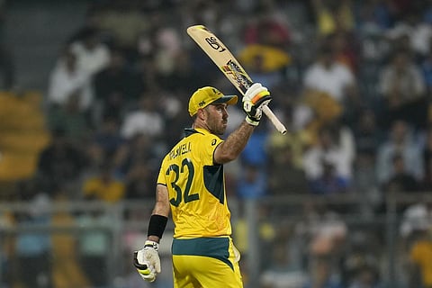 Glenn Maxwell single-handedly took Australia to victory (Photo | AP)