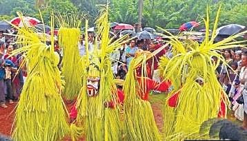 Image of folk artists performing