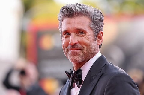 Patrick Dempsey poses for photographers upon arrival for the premiere of the film 'Ferrari' during the 80th edition of the Venice Film Festival. (Photo | AP)