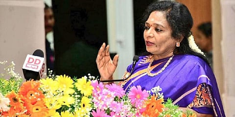 Telangana Governor Tamilisai Soundararajan (Photo | Twitter)