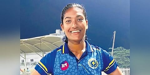 Kerala all-rounder Sajana S was signed by MI for Rs 15 lakh