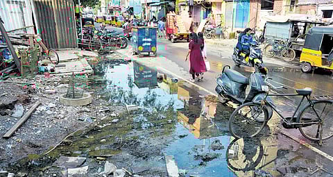 A scene on Angalamamman Kovil Street in Choolai | Ashwin Prasath