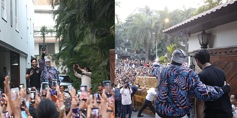 Bachchan posted several photos from his meet and greet with fans. (Photo | X/@SrBachchan)