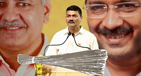 Umesh Makwana is the Aam Aadmi Party lawmaker representing the Botad Assembly constituency in Gujarat. (Photo | EPS)