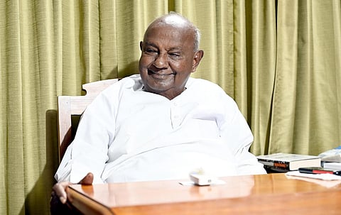 JDS supremo Deve Gowda (File Photo |  Nagaraja Gadekal, EPS)