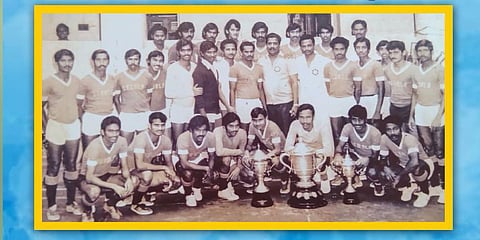 The Kerala team that won the 1973 Santosh trophy national football championship