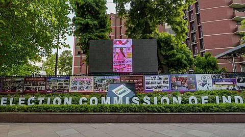 Election Commission of India office in New Delhi.