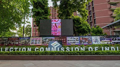 Election Commission of India office in New Delhi.