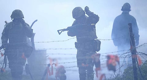 Swedish military personnel is delivering training to Ukrainian soldiers as part of the UK-led Operation Interflex. (AP)