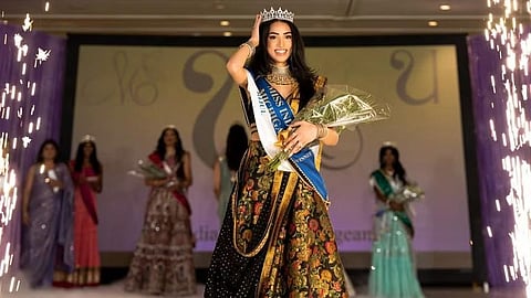 Rijul Maini has been crowned Miss India USA 2023. (Photo | X/@Rijul Maini)