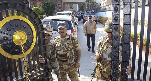 CISF personnel at Congress MP Dheeraj Sahu’s house in Ranchi | PTI