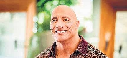 Actor Dwayne Johnson.