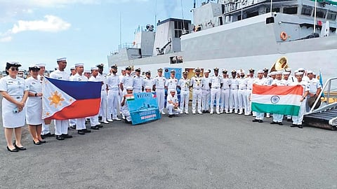 INS Kadmatt reached Manila Port on December 12 | express