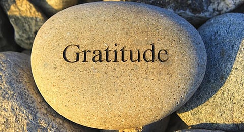 Soothe sayings: Gratitude eliminates arrogance