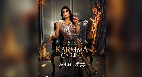 First look poster of Raveena Tandon's 'Karmma Calling'.