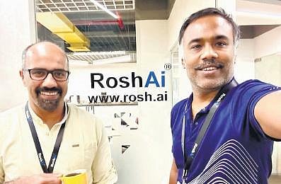 Roshy John and Rajaram Moorthy. (Photo | Express)