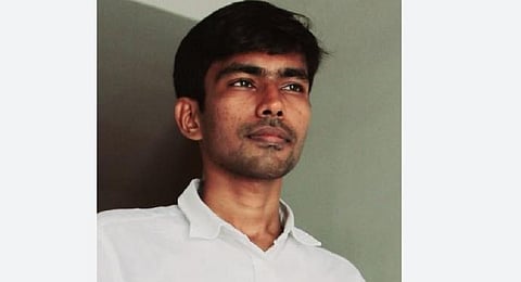 Pravinraj, social media in-charge of the Tamil Nadu youth wing of BJP. (Twitter)